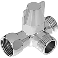 Yizhet Válvula de Tres Vías- 3 vías G1-2 Válvula desviadora Válvula de Adaptador Válvula de Ducha para recambio de…